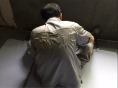 电热膜电地暖旬阳施工现场